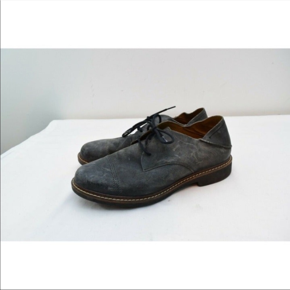 Olukai Walino Men’s Grey Suede Leather Oxfords